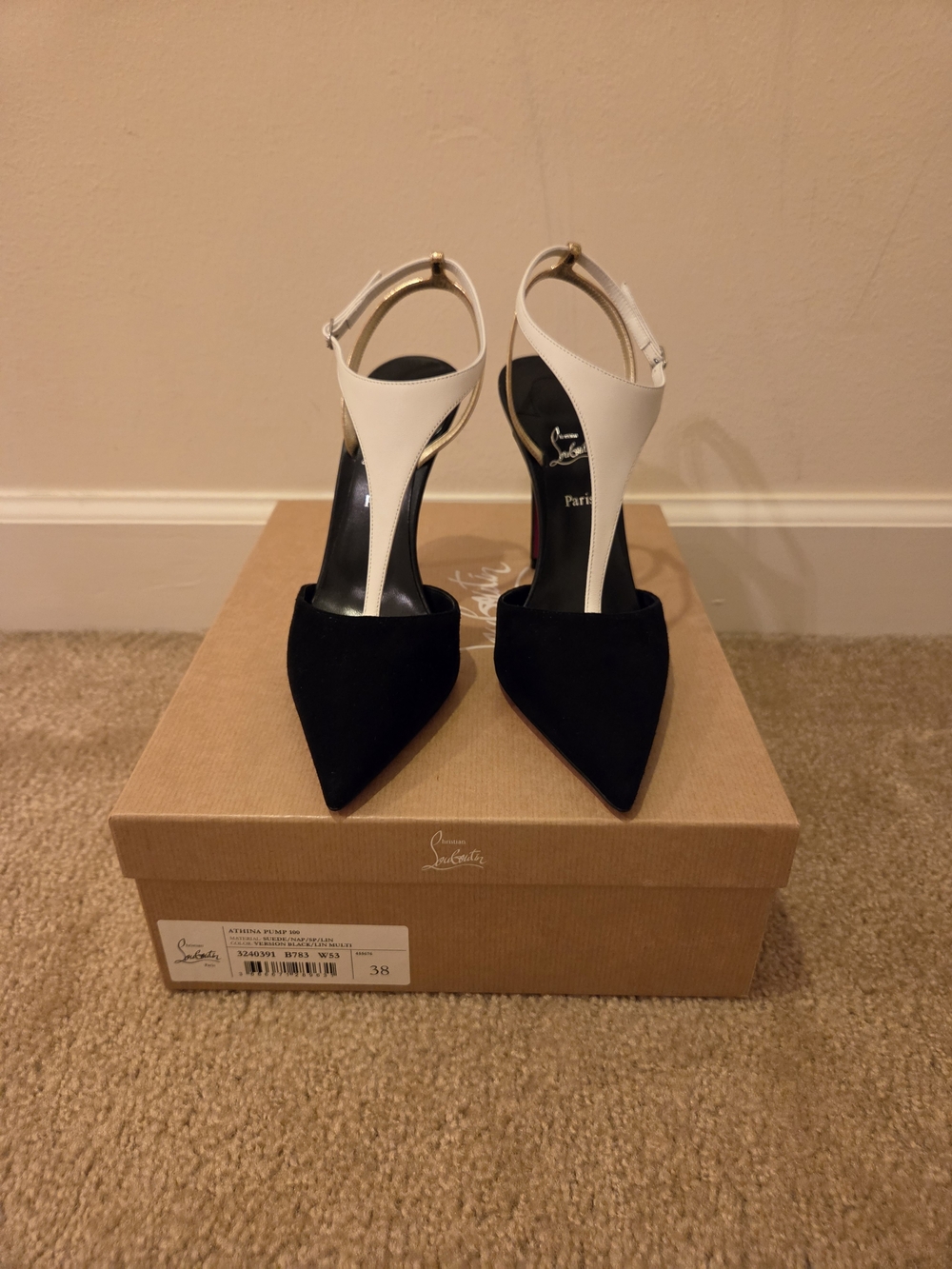 NEW Louboutin Athina 100 38 - Picture 4 of 10
